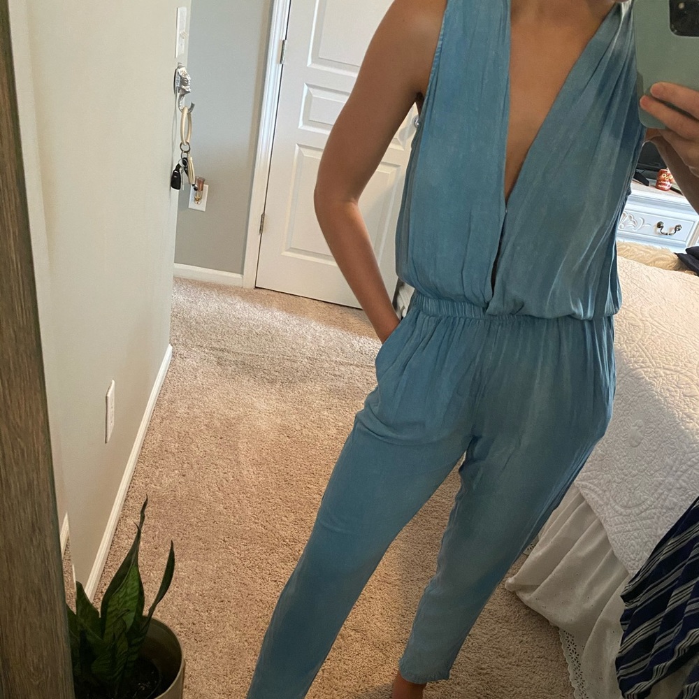 Chambray Jumpsuit